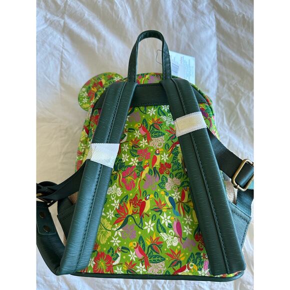 Minnie Mouse Main Attraction Tiki Room Loungefly Backpack, BNWT - Picture 2 of 5